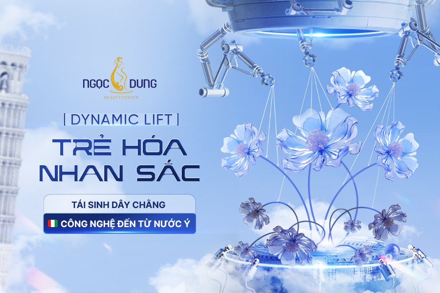 Trẻ hóa da tay trắng sáng, mịn màng Dynamic Lift – Nâng cơ trẻ hóa dây chằng mặt